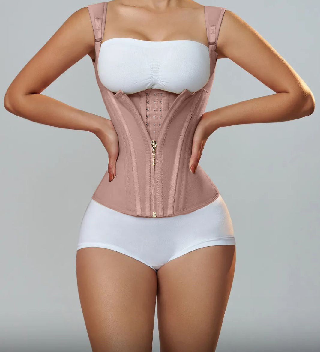 Waist Trainer for Women Body Shaper Corset Vest Tank Top with Steel Bones